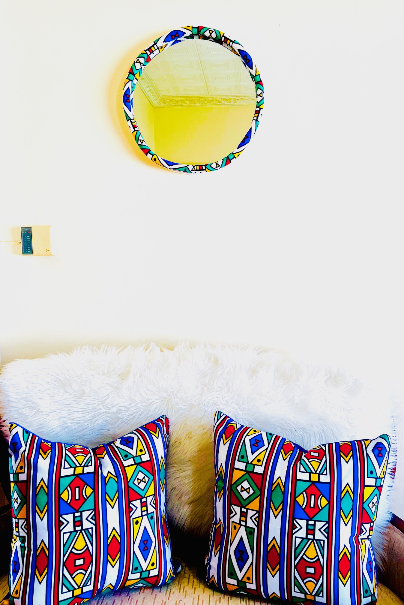 Traditional Ndebele Inspired Print Cushion